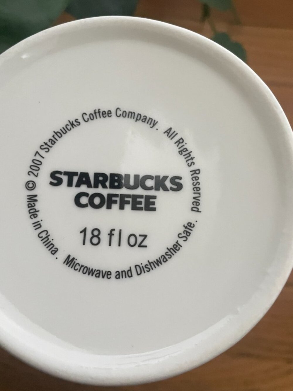 Starbucks Pikes Place the first Starbucks store 2007 Blue and White mug NIB - Picture 3 of 5